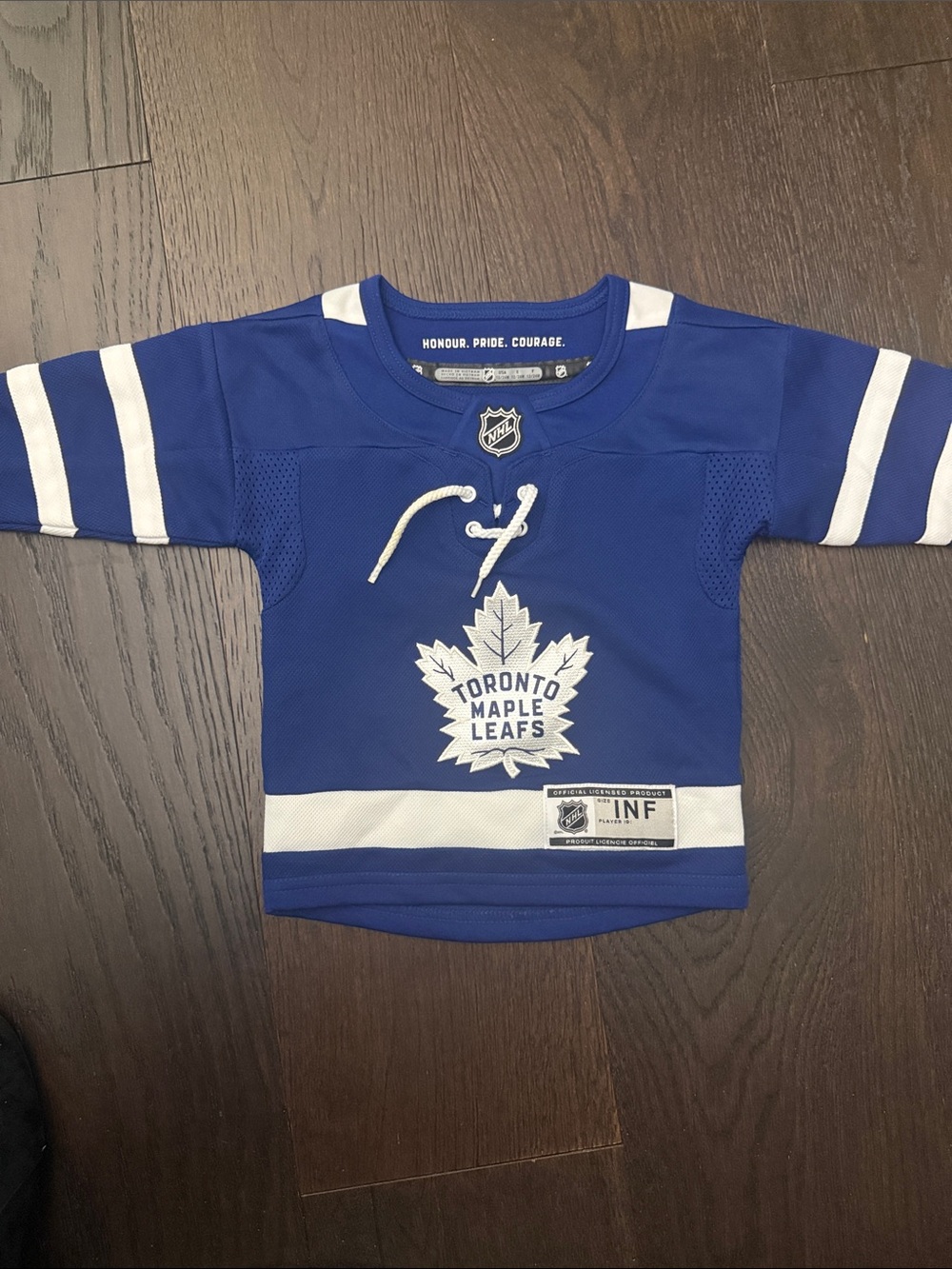 Toronto Maple Leafs Toddler Blue Hockey Jersey - Official Team Top
